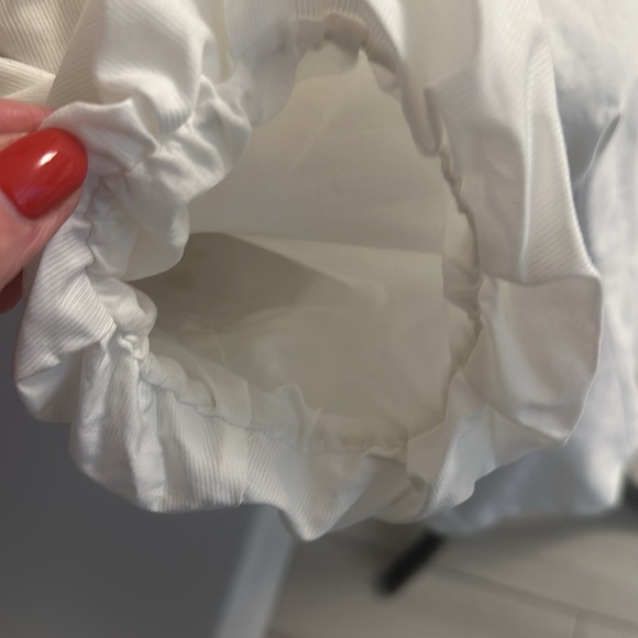 banana republic black label white button up blouse - Picture 4 of 9